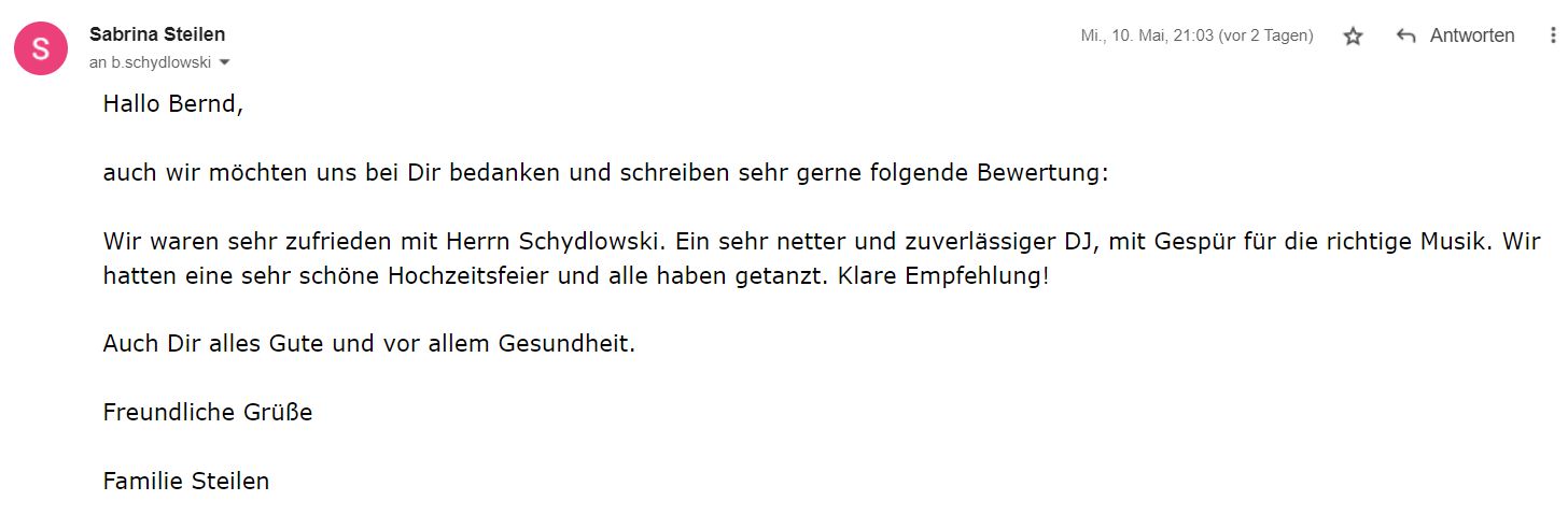 Hochzeits-DJ Burg Klopp in Bingen/Rhein
